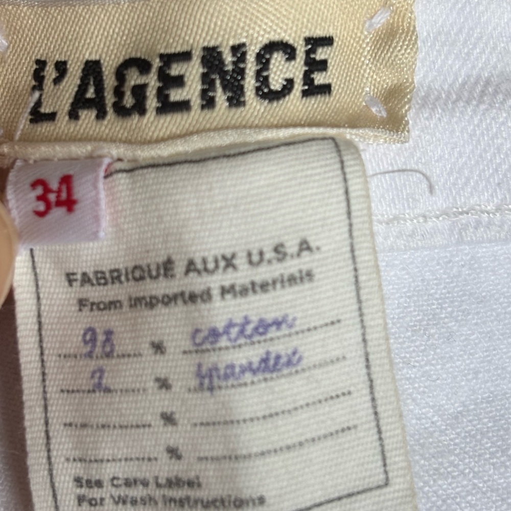 L’AGENCE High Rise Cropped Straight Jeans - Picture 9 of 12